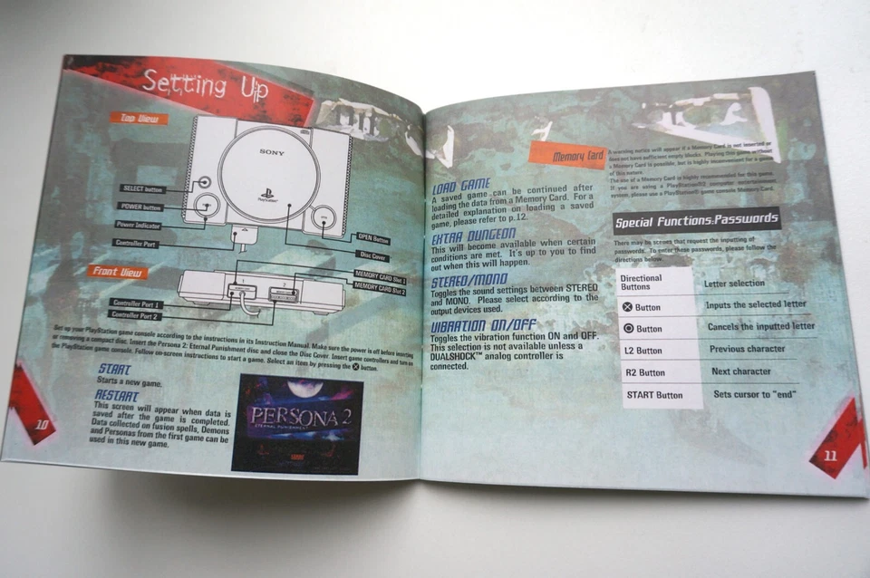 Revelations: Persona PS1 Instruction Manual ONLY READ DESCRIPTION - Image 4 of 4