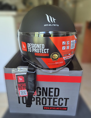 MT Helmets Street S Solid A1 Matte Black