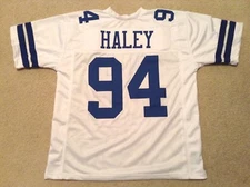 UNSIGNED CUSTOM Sewn Stitched Charles Haley White Jersey - M, L, XL, 2XL