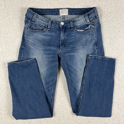 Anthropologie Mcguire Jeans Women s 28 Blue Medium Wash Mrs Robinson Boyfriend