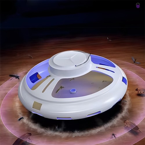 Trampas antipulgas con 5 almohadillas adhesivas para control de plagas para interiores y exteriores (blanco) - Imagen 8 de 11