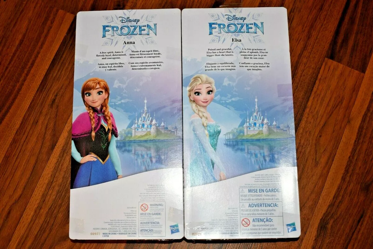 Conjunto de Bonecas Frozen Disney Anna e Elsa para Crianças Acima