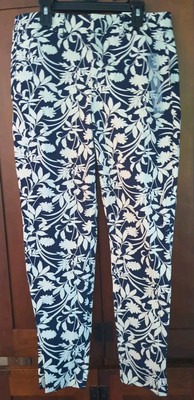 NWT Women's Old Navy Floral High-Rise Pixie Skinny Ankle Pants Size 6 -Reg. $44.