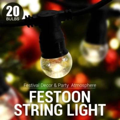 Festoon Lights 20m Party Fairy Outdoor Festoon Lights 20m Party Fairy