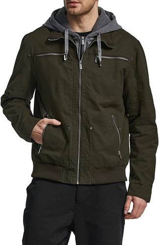 Wantdo Men's Cotton Lightweight Jacket 