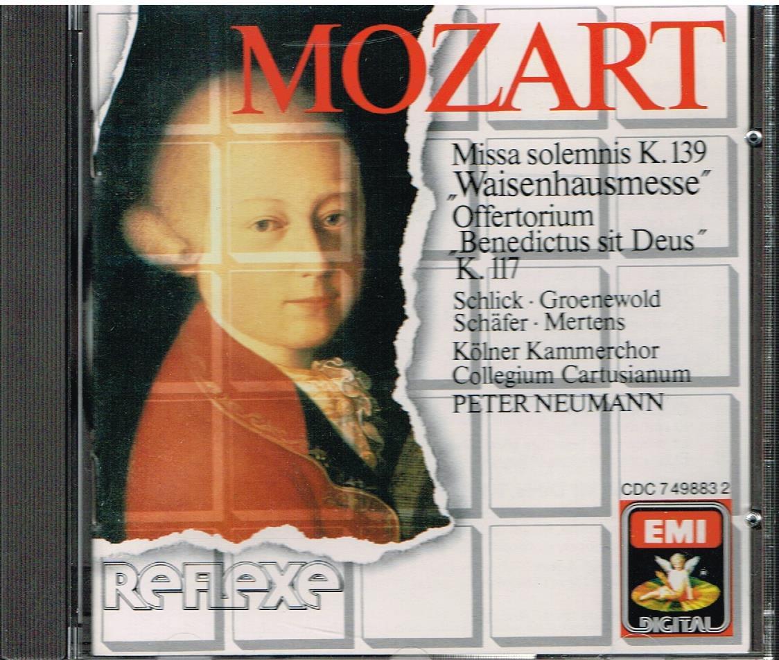 Mozart: Missa Solemnis K. 139, Benedictus Sit Deus / Neumann, Schlick, Schafe CD