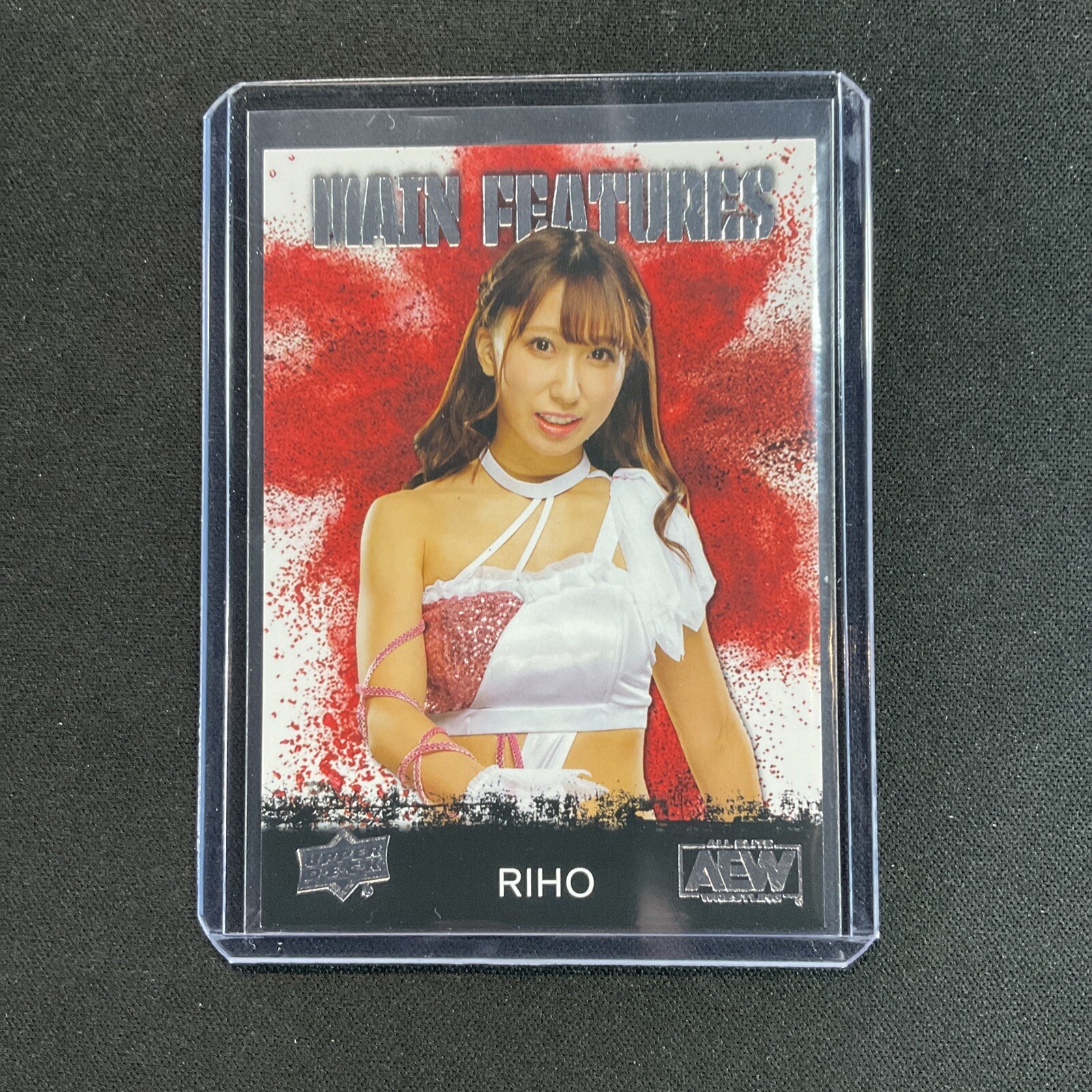 2021 Upper Deck AEW First Edition Main Features Silver #MF-5 Riho⚡️ | eBay