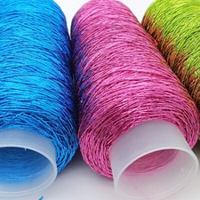 200g Sparkling Metallic Crochet Yarn 1mm Woven Wire Kniting Thread Sewing Yarn