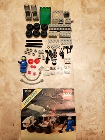 Vtg 1986 Lego 1580 CLASSIC SPACE LUNAR SCOUT Complete Manual 