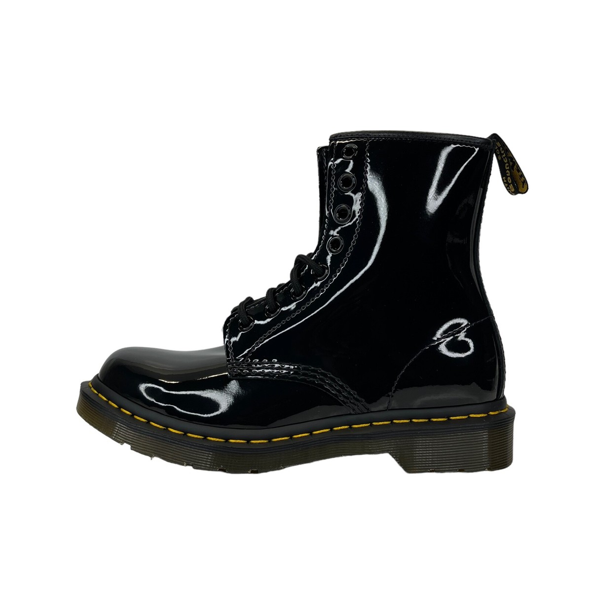 MARTENS Women's 1460 Mono Boots Black Patent Lamper 11821011