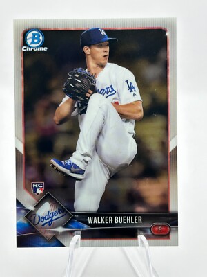 WALKER BUEHLER 2018 BOWMAN CHROME ROOKIE LOS ANGELES DODGERS #34 JT