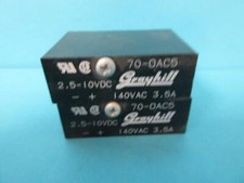 LOT OF 2 GRAYHILL 70-OAC5 2.5-10 VDC 140 VAC ...