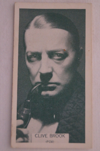 British Born Film Stars Vintage 1933 State Express Trade Card Clive Brook - Picture 1 of 4