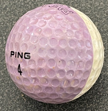 Ping 4 Promotional Lavender White Two Tone Logo Golf Ball P-1 - 1ct one 