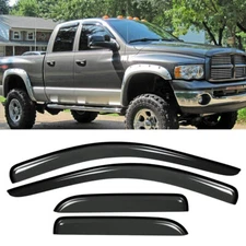 For 2002-2008 2009 Dodge Ram 1500/2500/3500 Window Vent Visors Shade Rain Guards