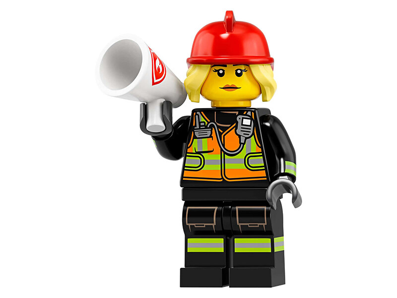 Original LEGO® Minifigures 71025 SÉRIE 19 - Pompier