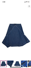 marni girls denim asymmetrical skirt size 6