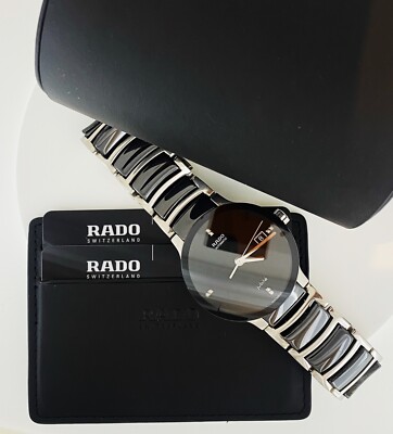 Rado Jubile Centrix Automatic Black Ceramic, S/Steel, Diamond