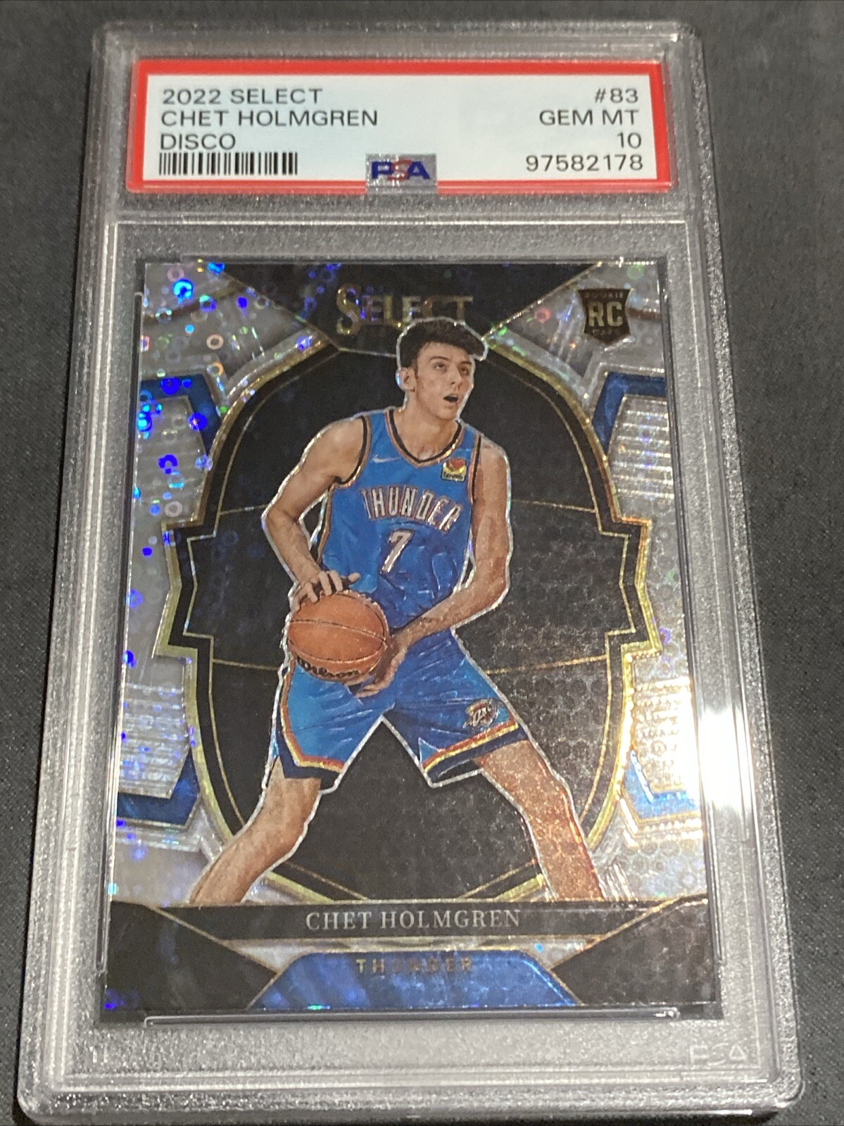 2022 SELECT DISCO CHET HOLMGREN RC #83 PSA 10