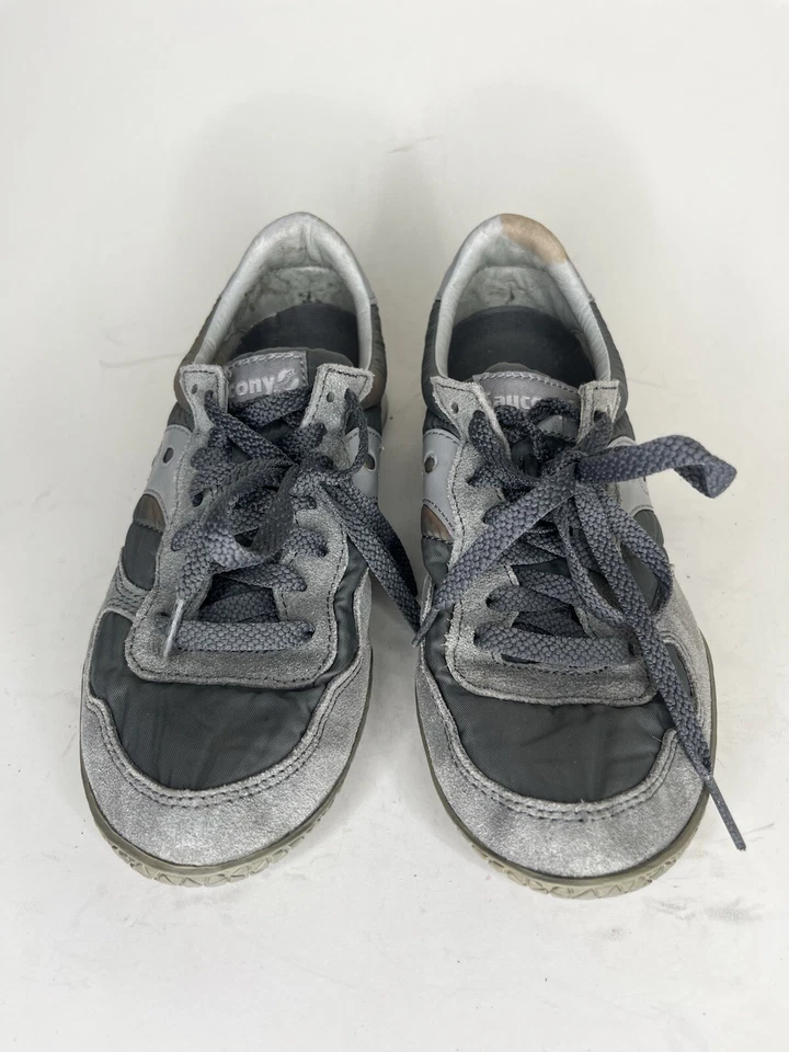 Zapatos deportivos Saucony Bullet para mujer talla 8 gris gamuza parte superior baja para correr Foto 4 de 4