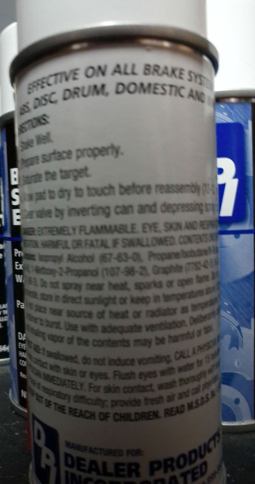 6 pack DPI Brake Squeal Eliminator MXA1400 6oz cans Weight 2oz