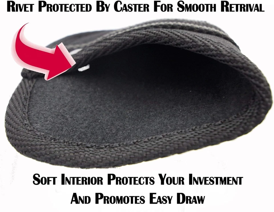 Funda de bolsillo de polietileno de ajuste personalizado para revólver Smith & Wesson "J" de marco pequeño (W3) Foto 4 de 4