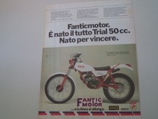 advertising Pubblicità 1979 MOTO FANTIC TRIAL 50