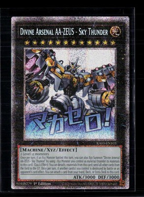 Yu-Gi-Oh! Divine Arsenal AA-ZEUS - Sky Thunder Starlight Rare RA05-EN103 1st Ed