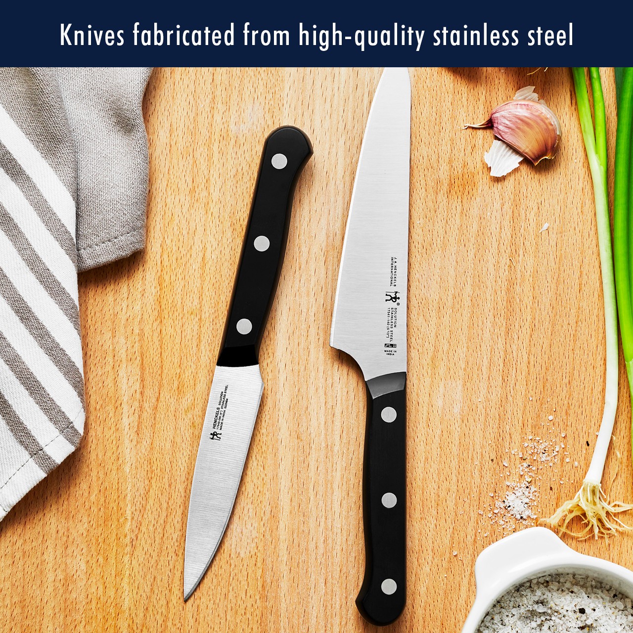 HENCKELS Razor-Sharp Solution 18-pc Knife block set, Chef Knife, Steak Knife,