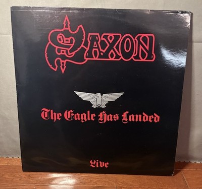 IMPORT!! SAXON - The Eagle Has Landed (1982 original Vinyl LP Carrere Records)