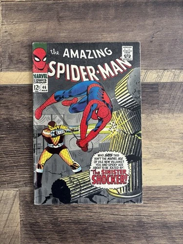 Amazing Spider-Man #46 (Marvel, 1967) 1st app. of the Shocker | Key VG