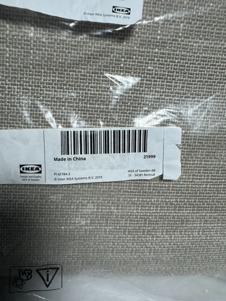 Almofada Otomana IKEA POANG 404.661.72 Bege Hillared - Nova Selada - Imagem 2 de 4