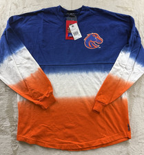 NWT Boise State Broncos Fanatics Spirit Jersey Long Sleeve Ombre Size Med