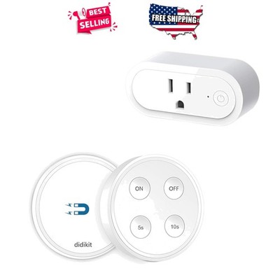 Garbage Disposal Wireless Remote On/Off Switch 5s/10s Timer White 16A 1HP