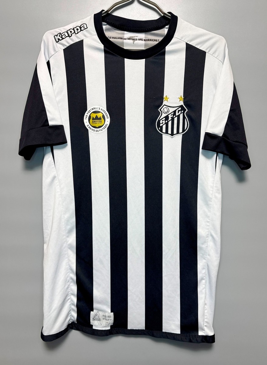 SANTOS FC BRAZIL 2017/2018 KAPPA AWAY FOOTBALL SHIRT SOCCER JERSEY