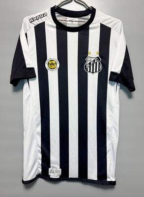 SANTOS FC BRAZIL 2017/2018 KAPPA AWAY FOOTBALL SHIRT SOCCER JERSEY SIZE S MEN