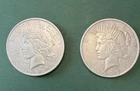 1922 1923 Peace Dollar $1 Silver Coins Circulated Uncertified US Collectible