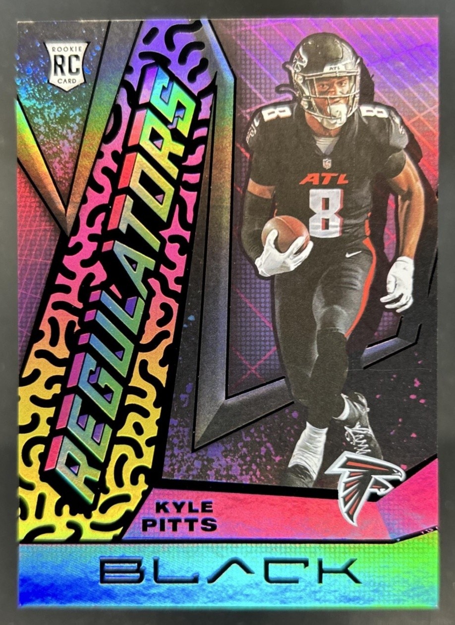 2021 Panini Black Kyle Pitts Regulators RC Rookie #R-36 Falcons