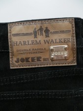 Joker HARLEM WALKER Cord Jeans Hose W 32 /L 31 Schwarze Herren Cordhose Robust !
