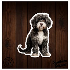Portuguese Water Dog - Vinyl Decal Sticker - Car Window Laptop - ebn12135