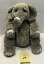 Dakin Lou Rankin Friends Plush Hoover Elephant 14  Gray Stuffed Animal Toy A