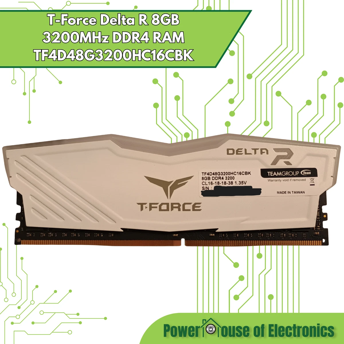 Team Group DDR4 SDRAM 8 GB Capacity per Module Memory (RAM) for
