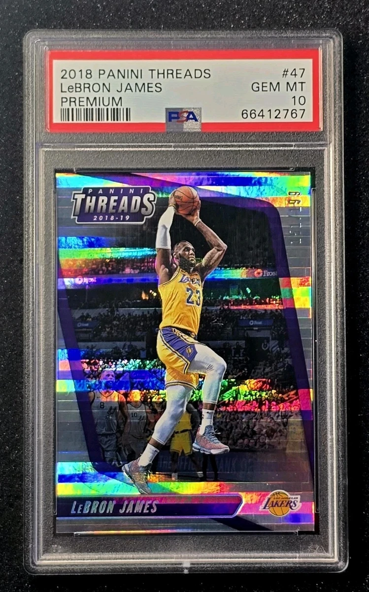 Panini LeBron James 10 Graded Basketball Sports Trading Cards