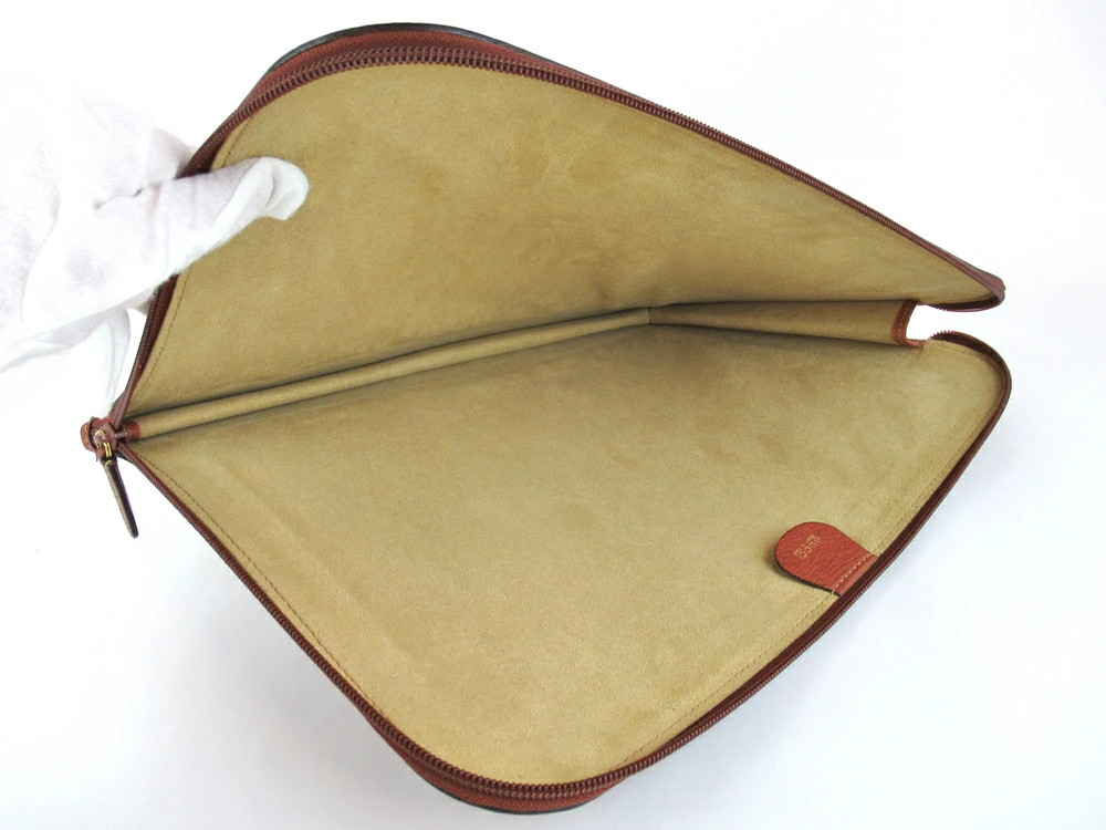 Used   GUCCI Document Case Briefcase Document Bag… - image 5