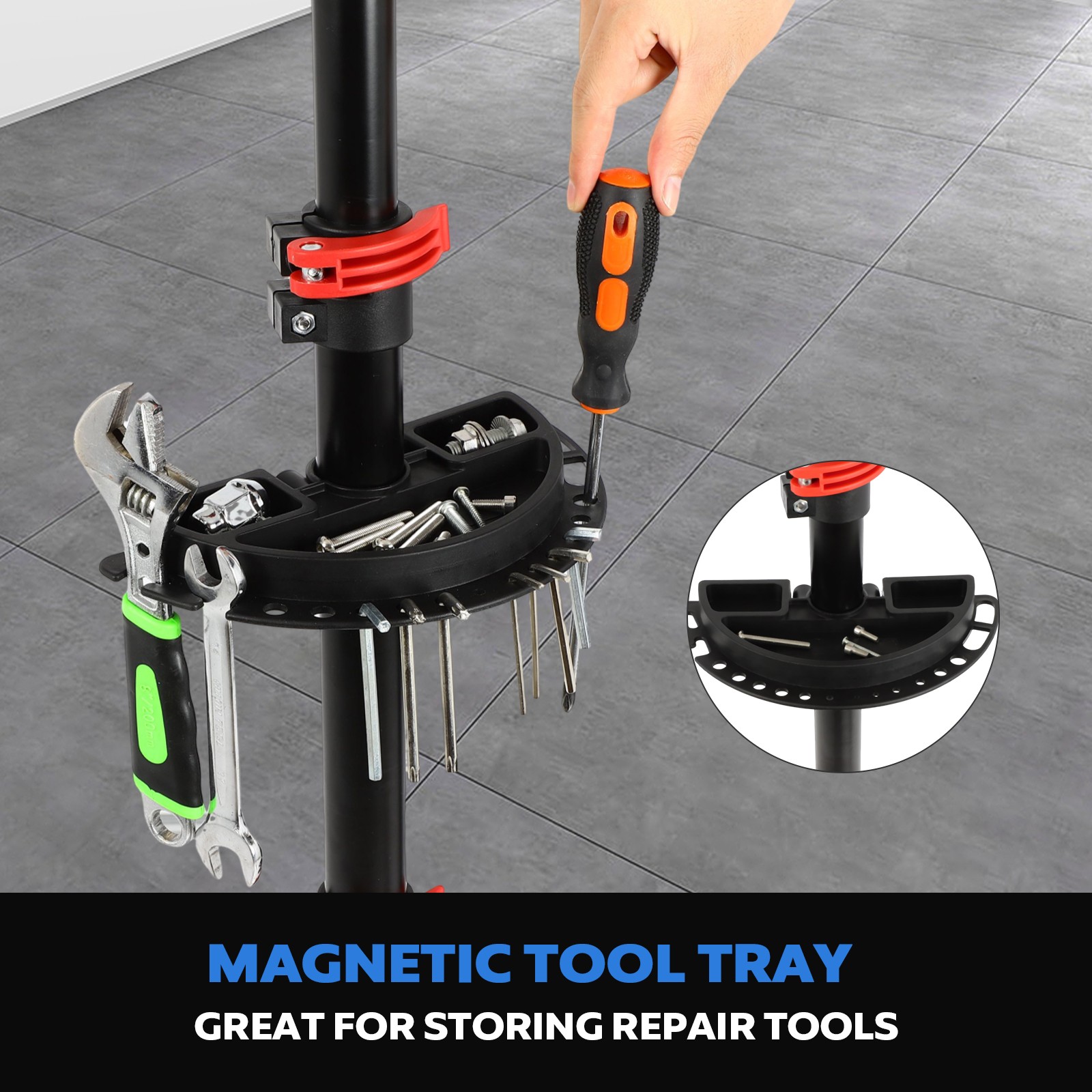 Bike Repair Stand Foldable Portable Height Adjustable Bike Stand for Maintenance