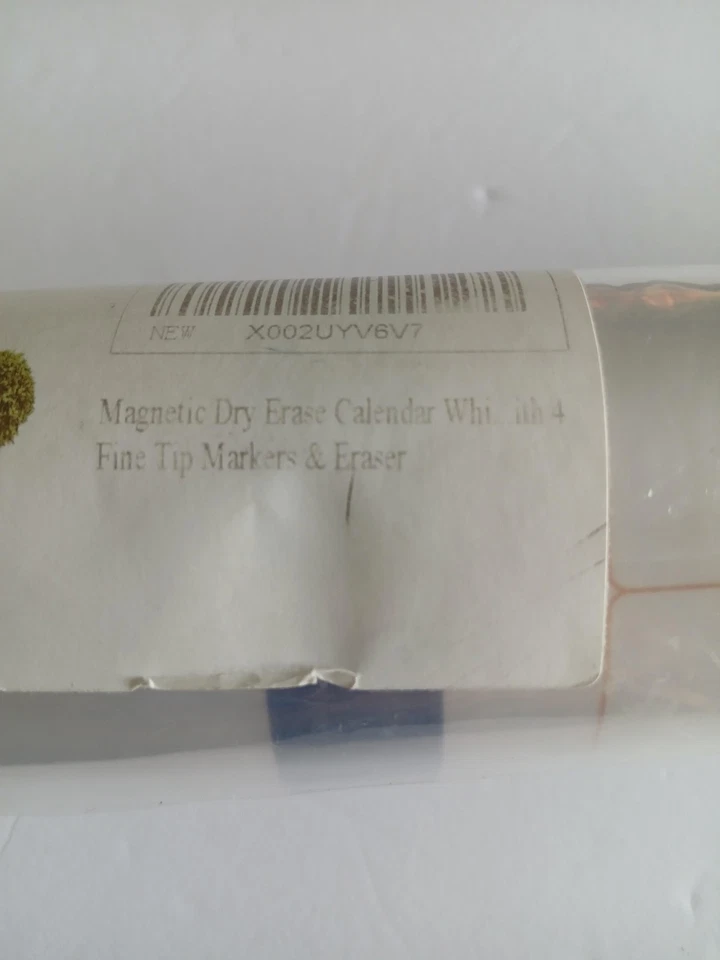 Hamnor Magnetic Dry Erase Calendar Whiteboard Weekly Planner Markers Eraser New - Image 4 of 4