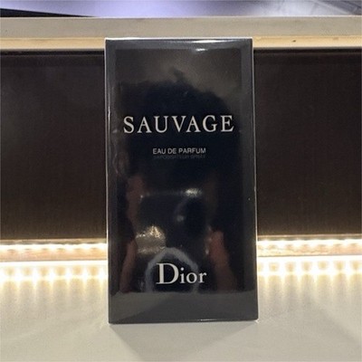 Dior Sauvage Eau de Parfum Spray, Regular Size 3.4 fl oz, Authentic Fragrance