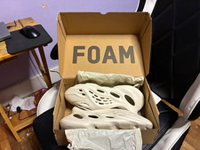 adidas Yeezy Foam Runner White Slip-On Foam Clog Men's US 12 GW3354 NIB