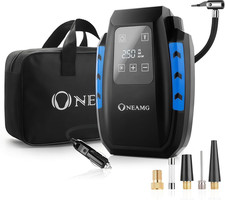 Oneamg 12V Luftkompressor, Auto Luftpumpe, Reifen Inflator, Digital Portable Kom