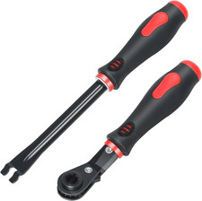 Automatic Slack Adjuster Tool Set 5/16" Ratcheting Brake Wrench for Semi Trucks